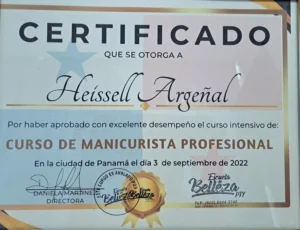 Diploma Manicurista Pro de Heissell